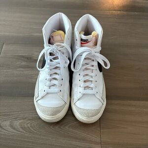Nike Blazer White High-Top Sneakers